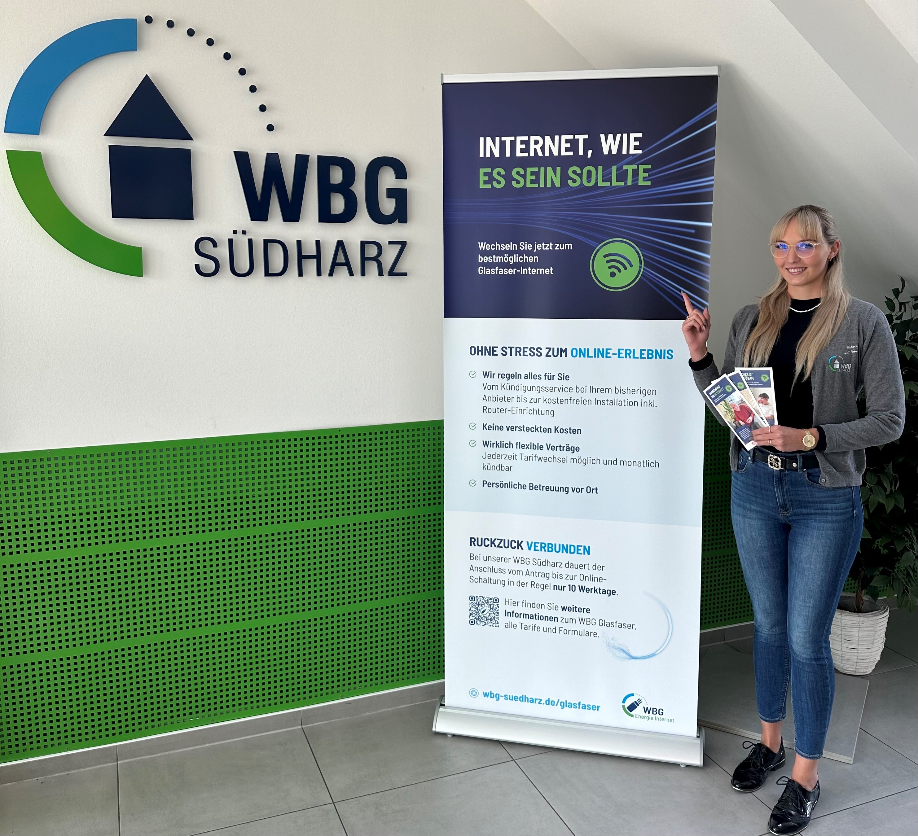 Glasfaser bei unserer WBG Südharz