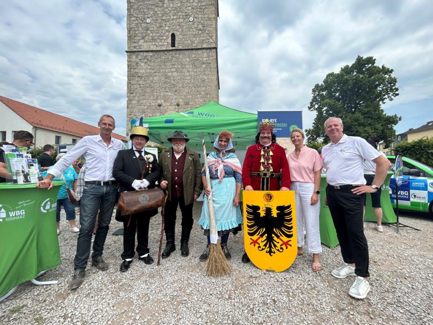 Erfolgreiches Mitgliederfest der WBG Südharz auf dem Petersberg im Rahmen des Rolandfestes in Nordhausen